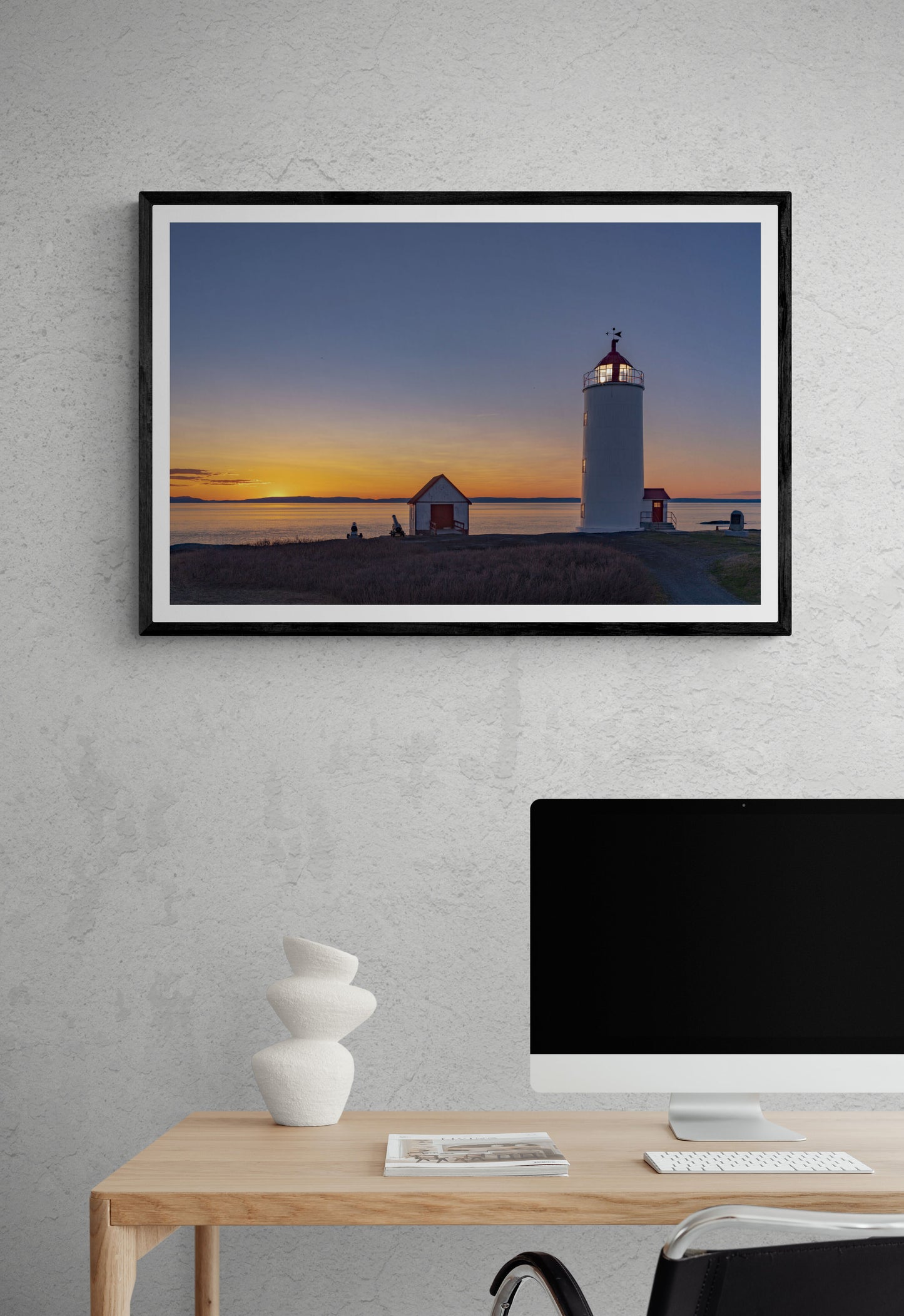 Soirée d'été au phare