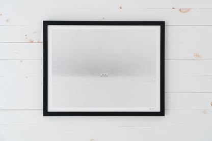 Blizzard au bout d'en haut (17x22 Black Frame)